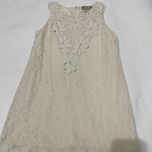 Cream mini dress